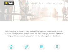 Tablet Screenshot of corporate.resaas.com